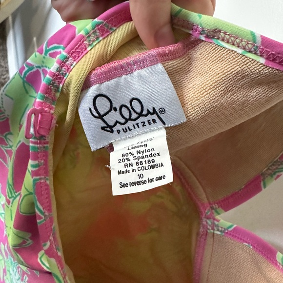 Lilly Pulitzer One-Piece Swimsuit, Size 10 - Picture 5 of 7